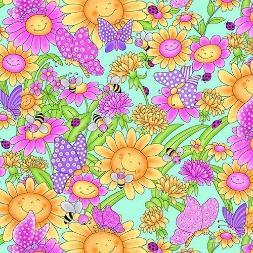 Flannel - Flowers 1026-12